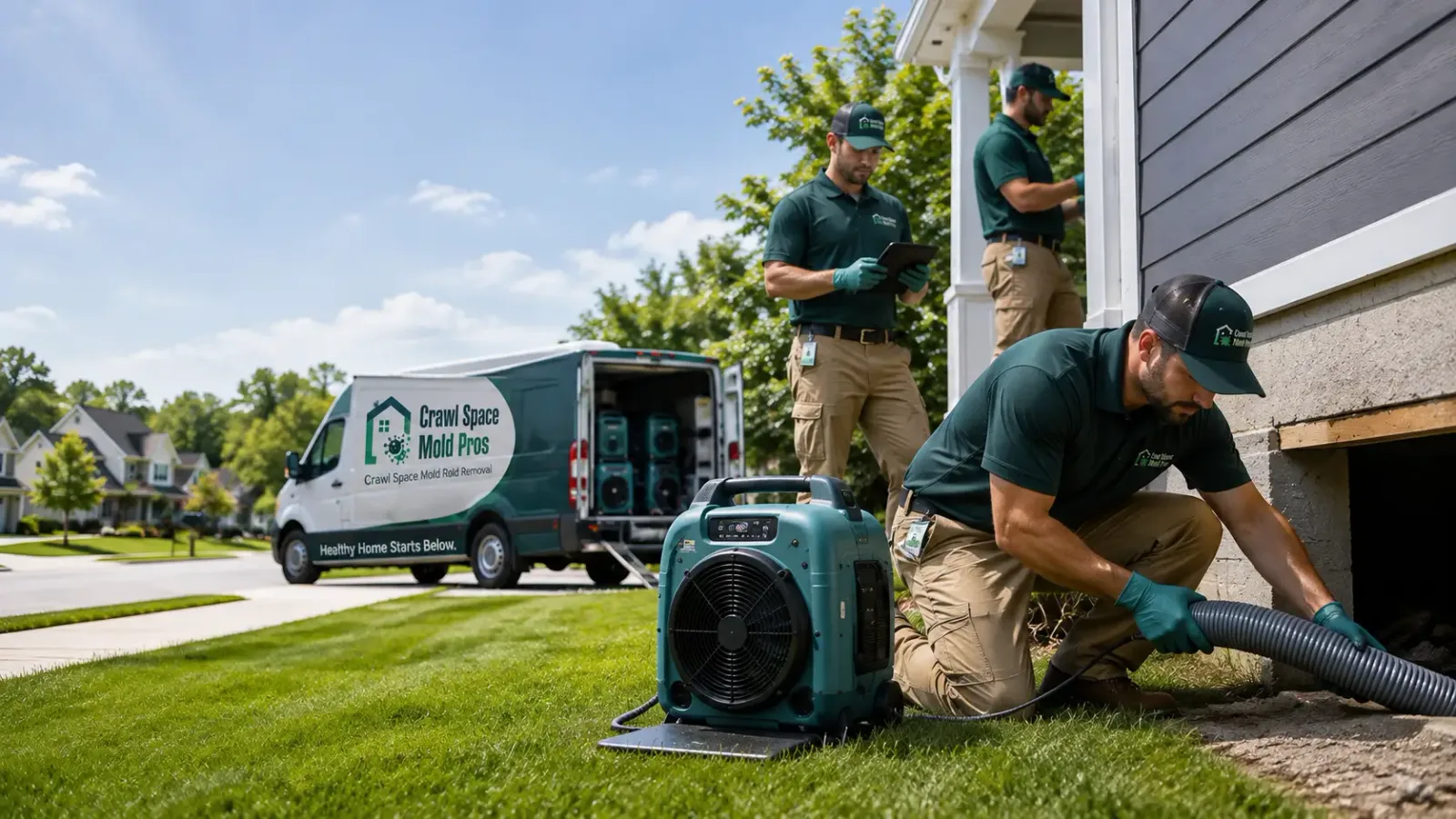 Crawl Space Mold Removal in Coarsegold, CA